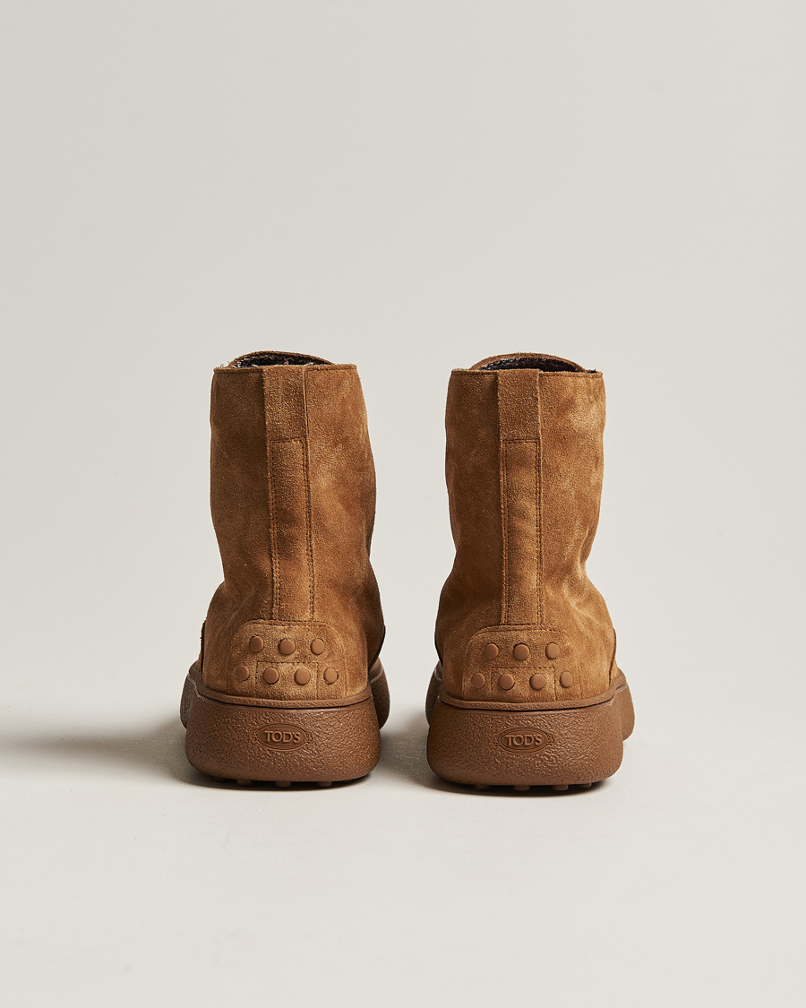 Hombres | Tod's Gommino Winter Boots Brown Suede | Tod's | Gommino Winter Boots Brown Suede