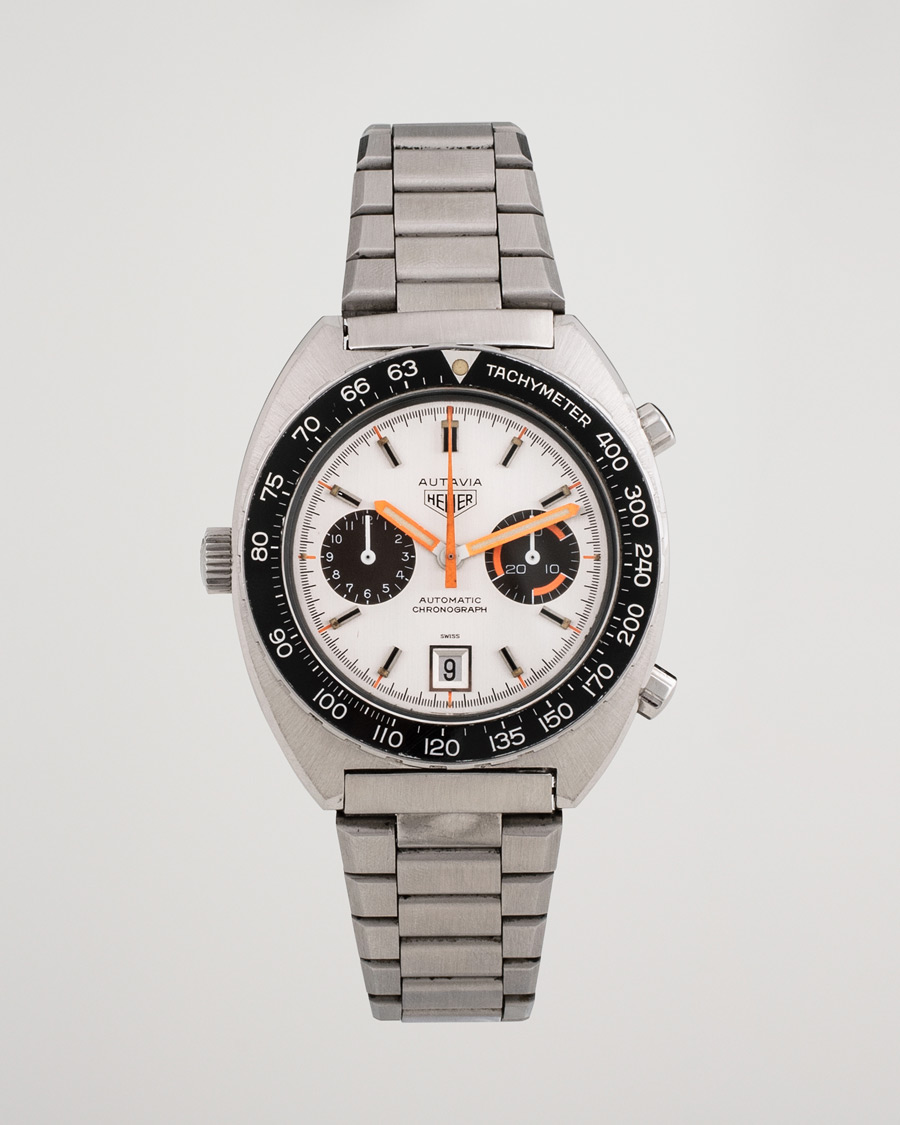 Hombres | Heuer Pre-Owned Autavia 11630 Tachymeter Steel Silver | Heuer Pre-Owned | Autavia 11630 Tachymeter Steel Silver