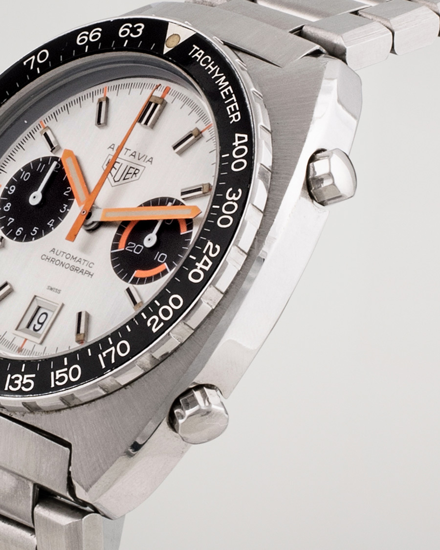 Hombres | Heuer Pre-Owned Autavia 11630 Tachymeter Steel Silver | Heuer Pre-Owned | Autavia 11630 Tachymeter Steel Silver