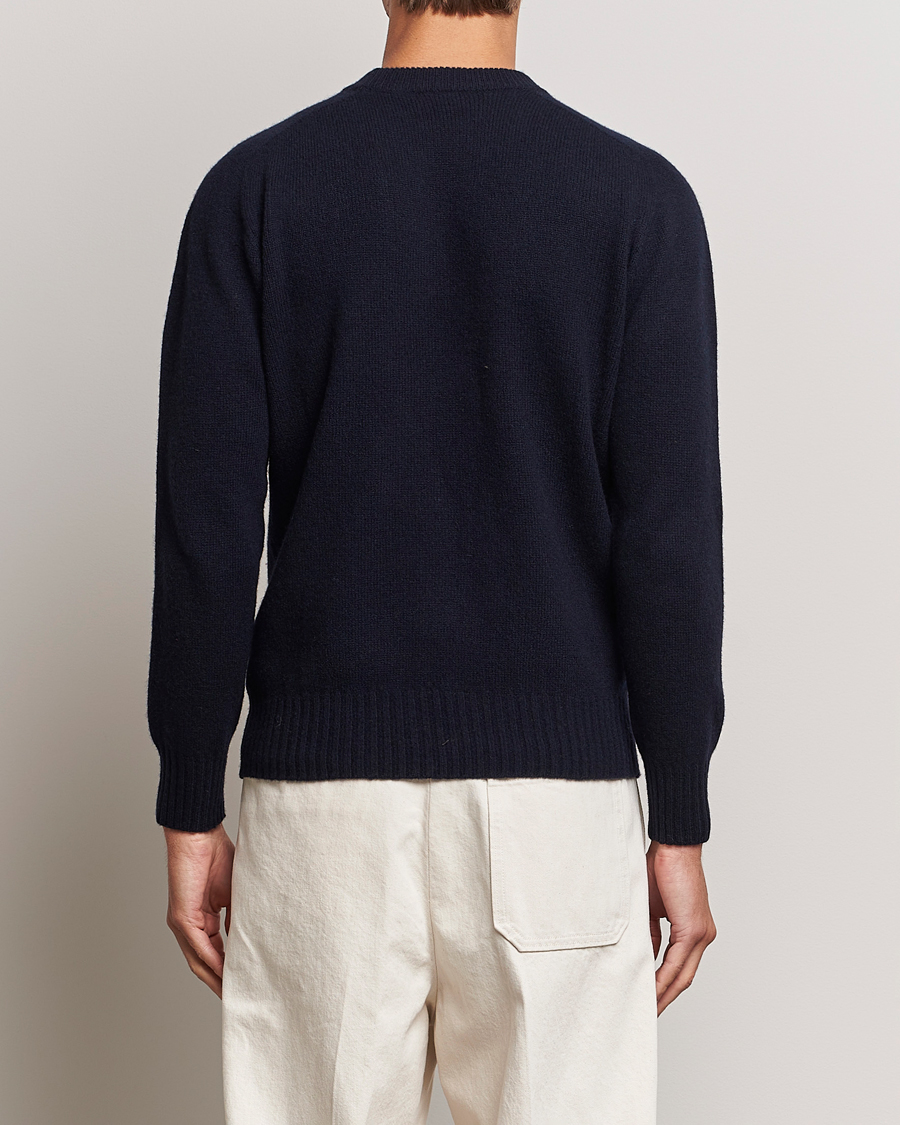 Hombres | Jerséis y prendas de punto | Altea | Wool/Cashmere Crew Neck Pullover Navy