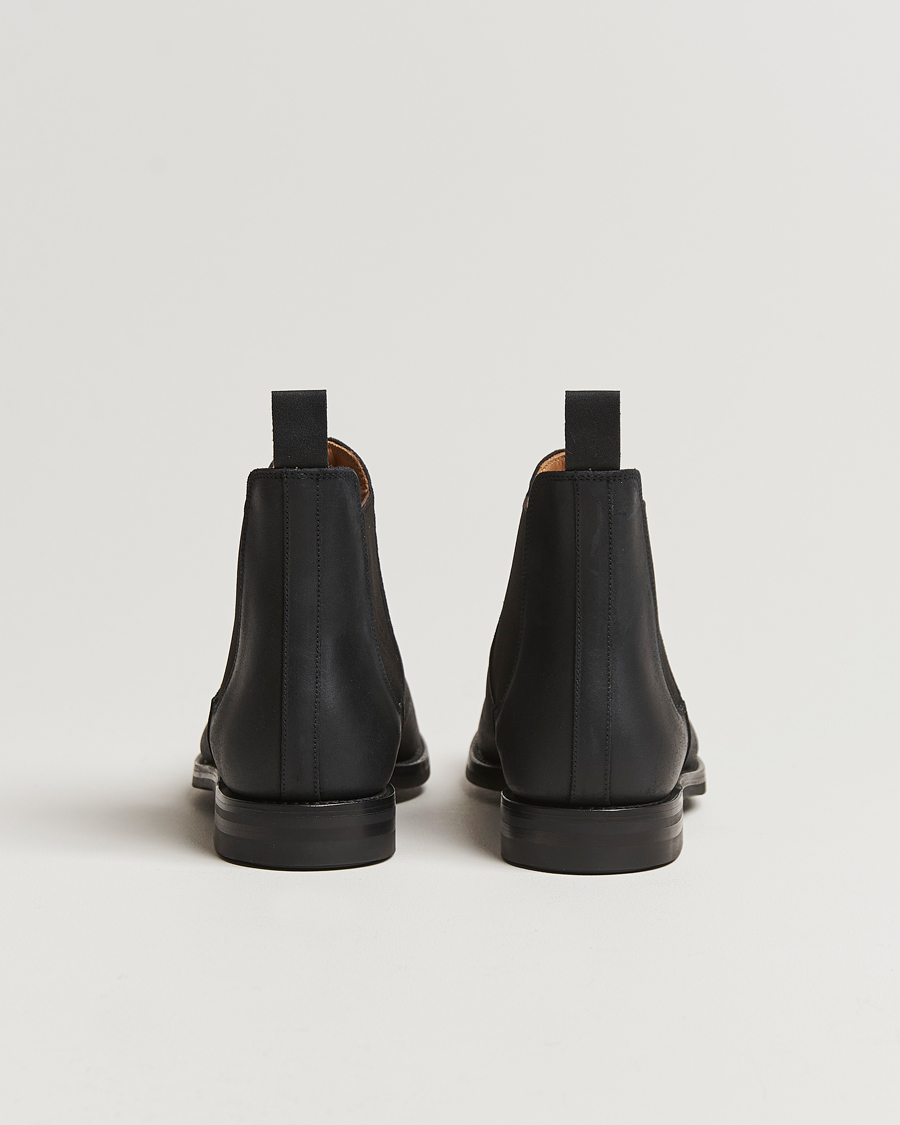 Hombres | Botas | Crockett & Jones | Chelsea 5 Black Rough-Out Suede