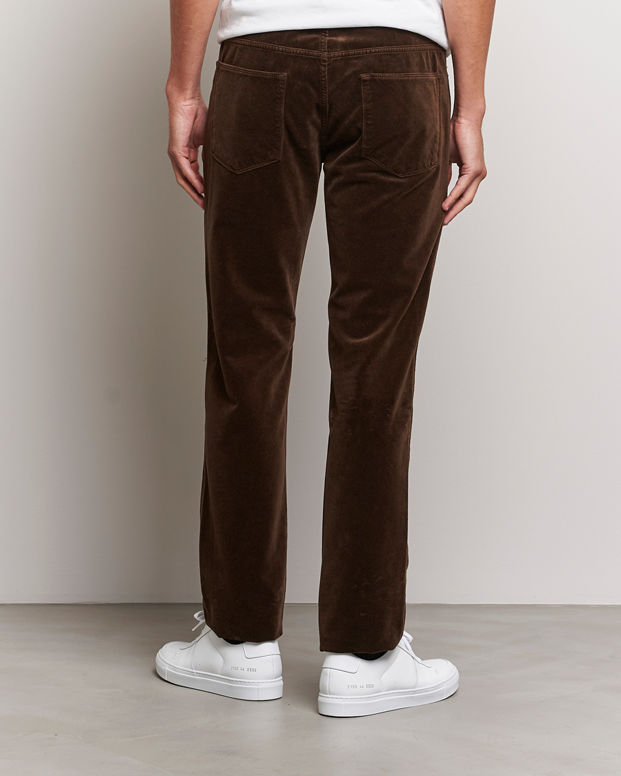 Hombres | Pantalones | Massimo Alba | Regular Fit Velvet 5-Pocket Pants Chestnut