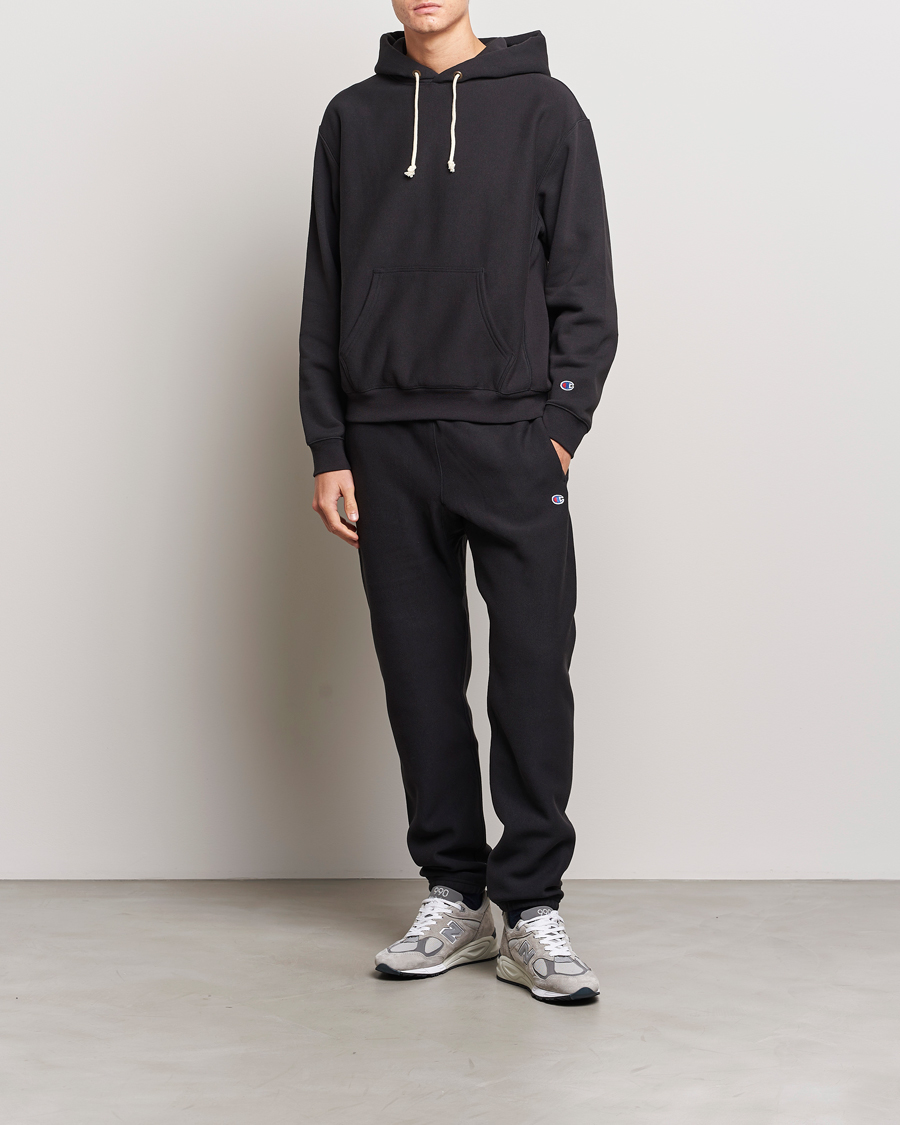 Hombres | Jerséis y prendas de punto | Champion | Reverse Weave Soft Fleece Hoodie Black Beauty