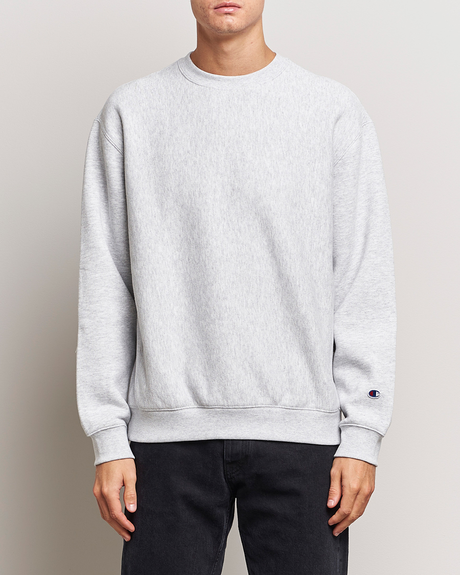Hombres |  | Champion | Reverse Weave Soft Fleece Sweatshirt Grey Melange