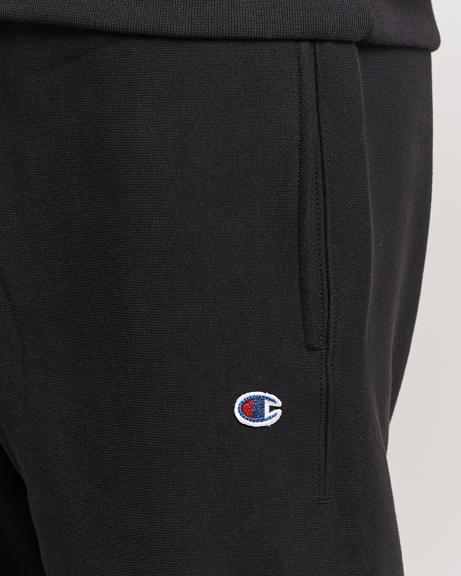 Hombres | Pantalones | Champion | Reverse Weave Soft Fleece Sweatpants Black Beauty