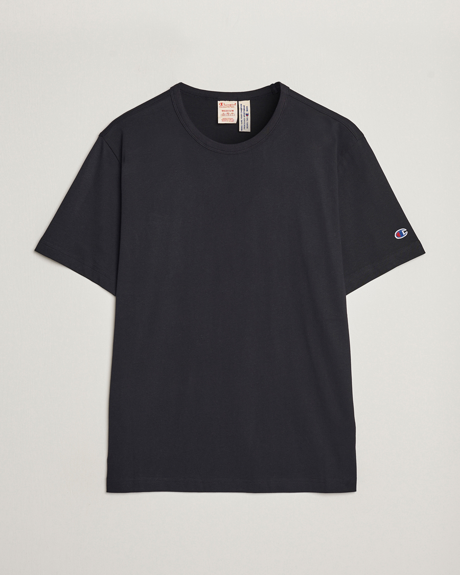 Hombres | Camisetas | Champion | Jersey Crew Neck T-shirt Black Beauty