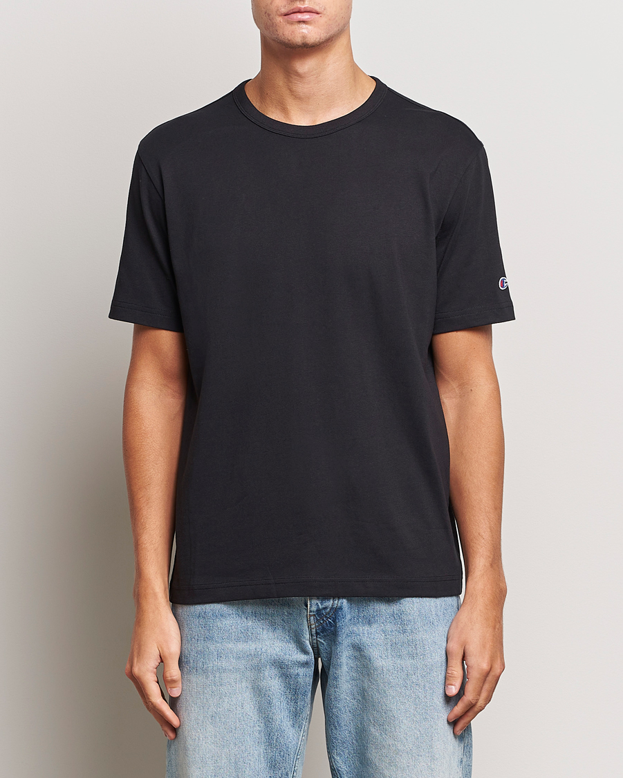 Hombres | Ropa | Champion | Jersey Crew Neck T-shirt Black Beauty