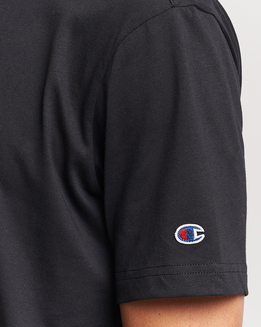 Hombres | Camisetas | Champion | Jersey Crew Neck T-shirt Black Beauty