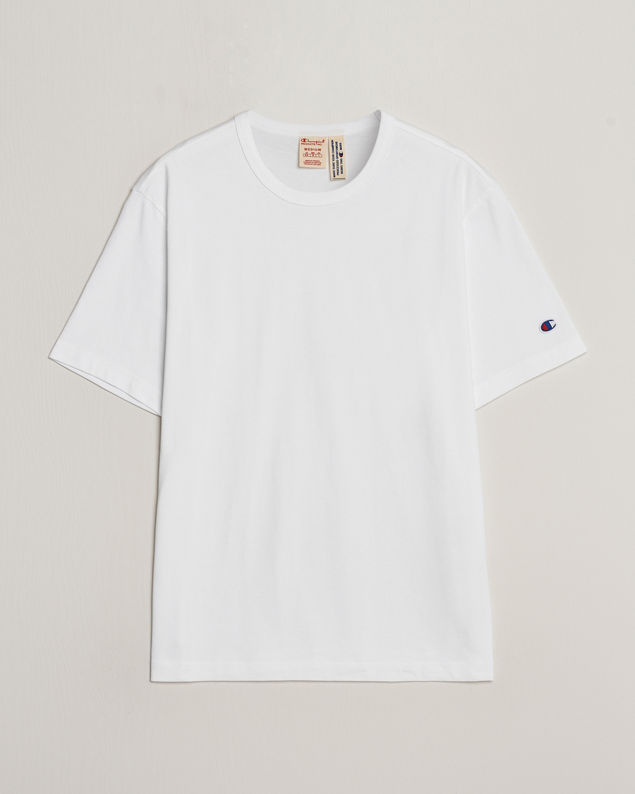 Hombres | Camisetas | Champion | Jersey Crew Neck T-shirt White