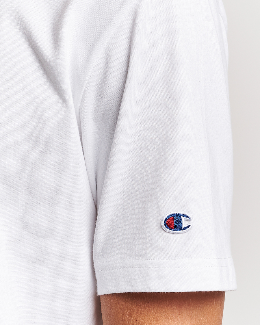 Hombres | Camisetas | Champion | Jersey Crew Neck T-shirt White