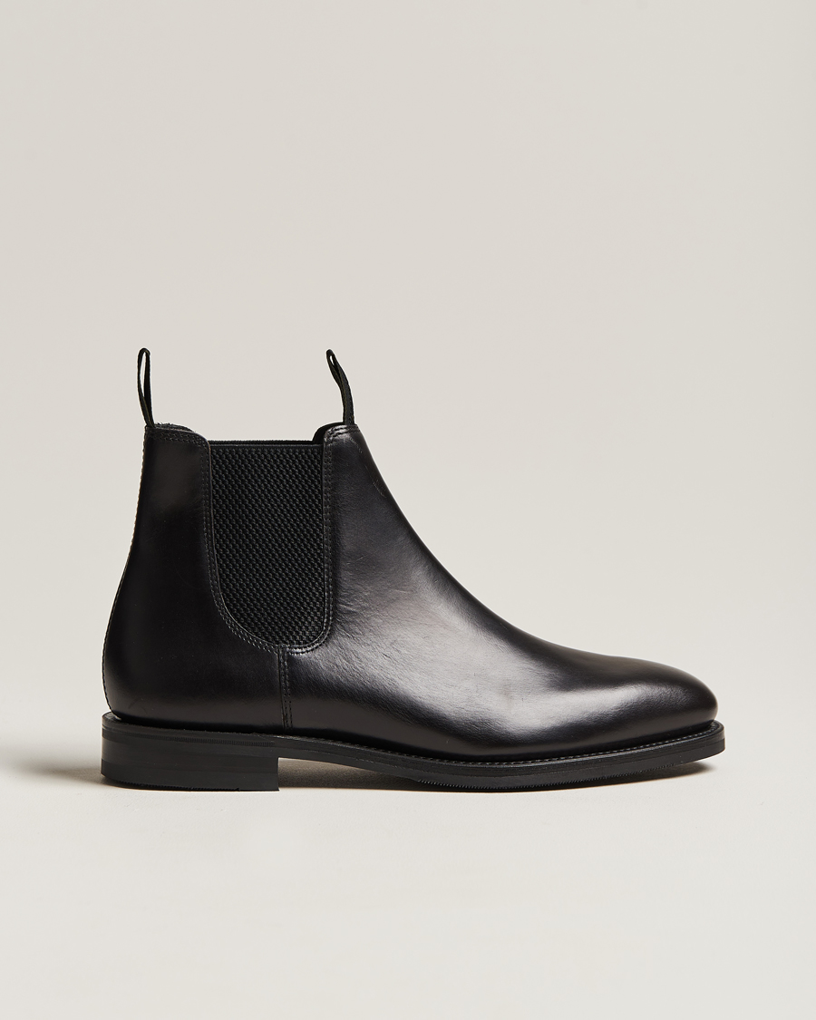 Hombres | Botas | Loake 1880 | Emsworth Chelsea Boot Black Leather