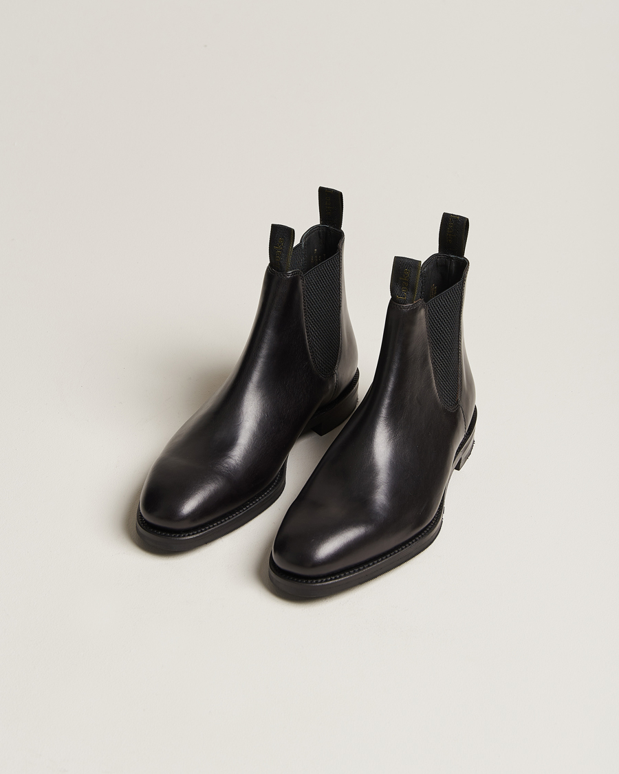 Hombres | Botas de invierno | Loake 1880 | Emsworth Chelsea Boot Black Leather