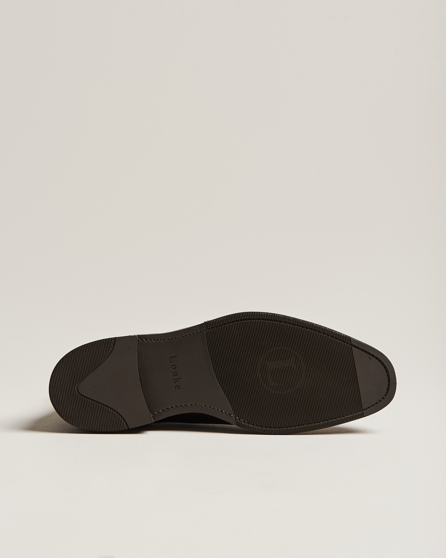 Hombres | Botas | Loake 1880 | Emsworth Chelsea Boot Dark Brown Leather