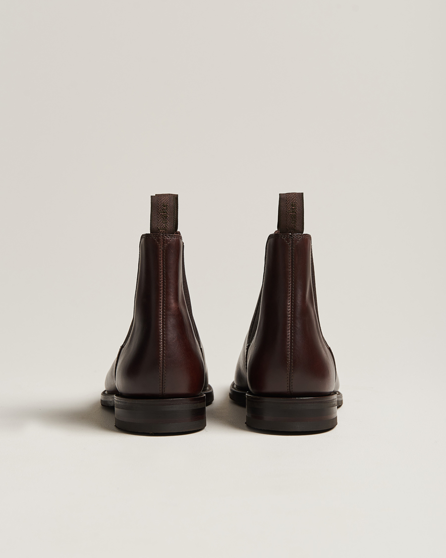 Hombres | Botas | Loake 1880 | Emsworth Chelsea Boot Dark Brown Leather