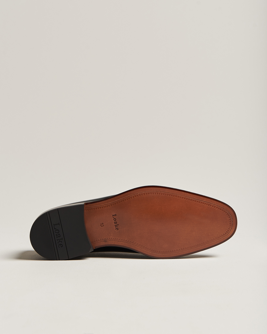 Hombres | Zapatos de charol | Loake Shoemakers | Regal Patent Wholecut Black