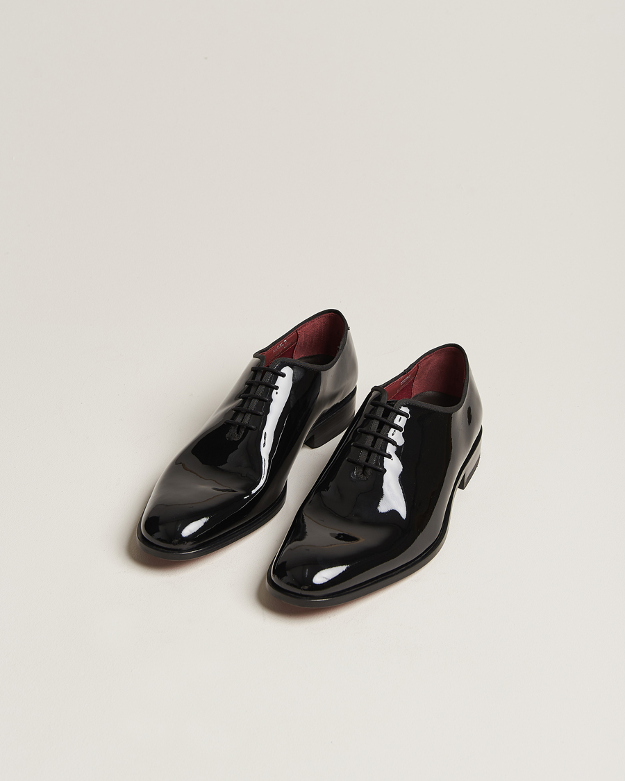 Hombres | Zapatos de charol | Loake 1880 | Regal Patent Wholecut Black