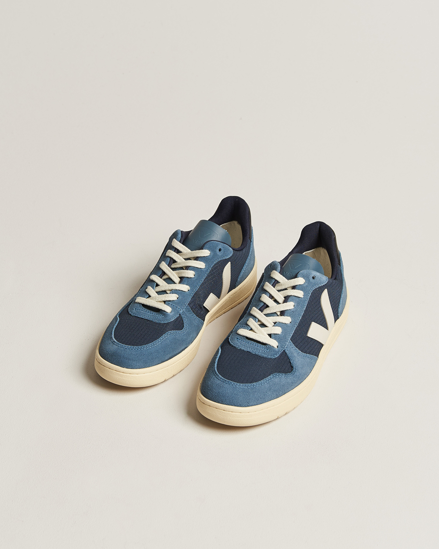 Hombres | Veja V-10 Ripstop Leather Sneaker Nautico Pierre | Veja | V-10 Ripstop Leather Sneaker Nautico Pierre