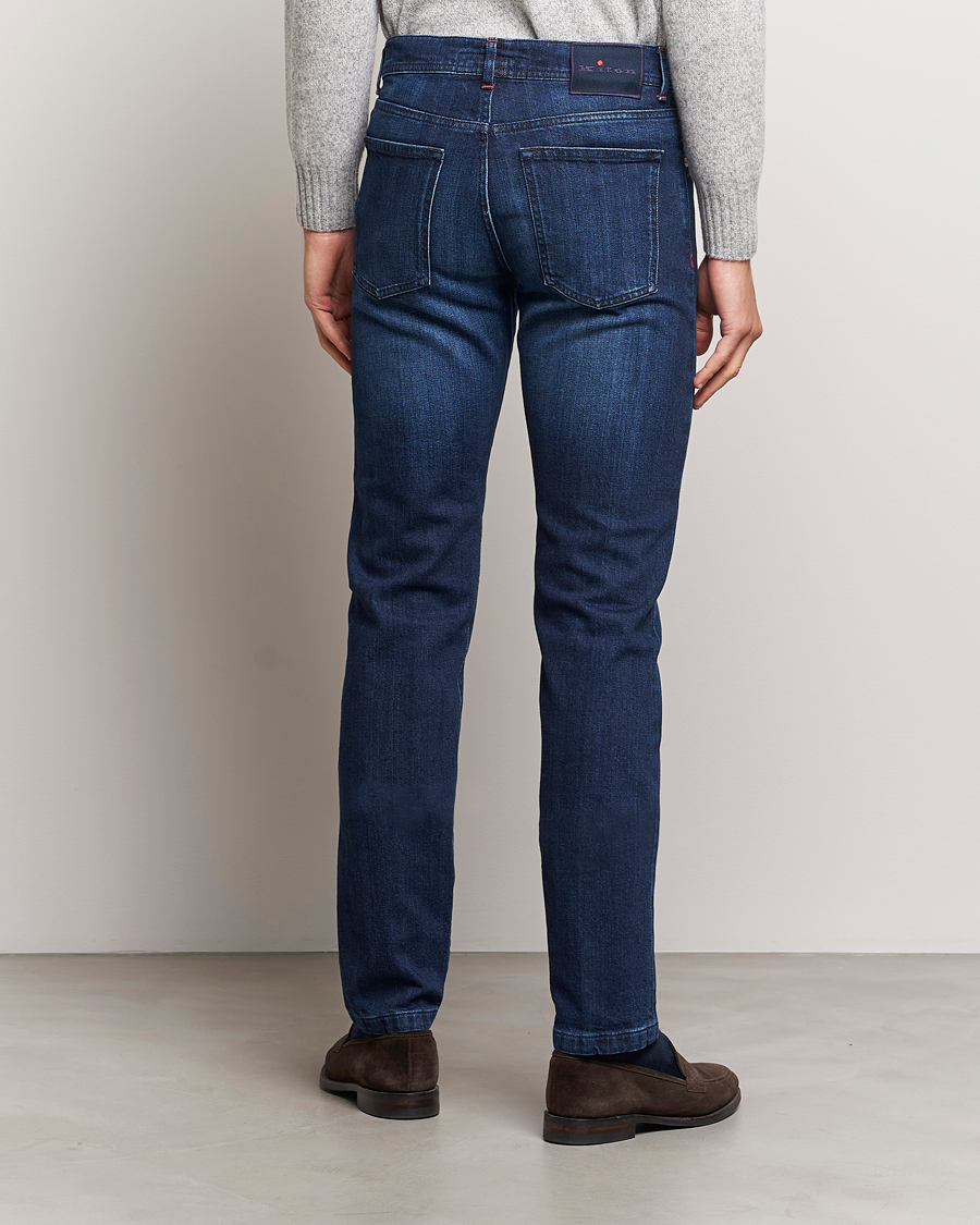 Hombres | Vaqueros | Kiton | Slim Fit Stretch Jeans Medium Blue Wash