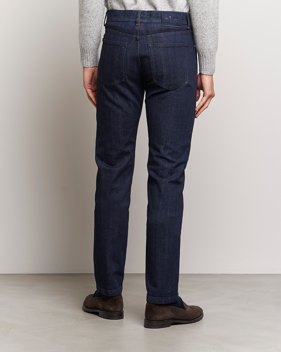 Hombres | Vaqueros | Kiton | Slim Fit Stretch Jeans Dark Blue Wash