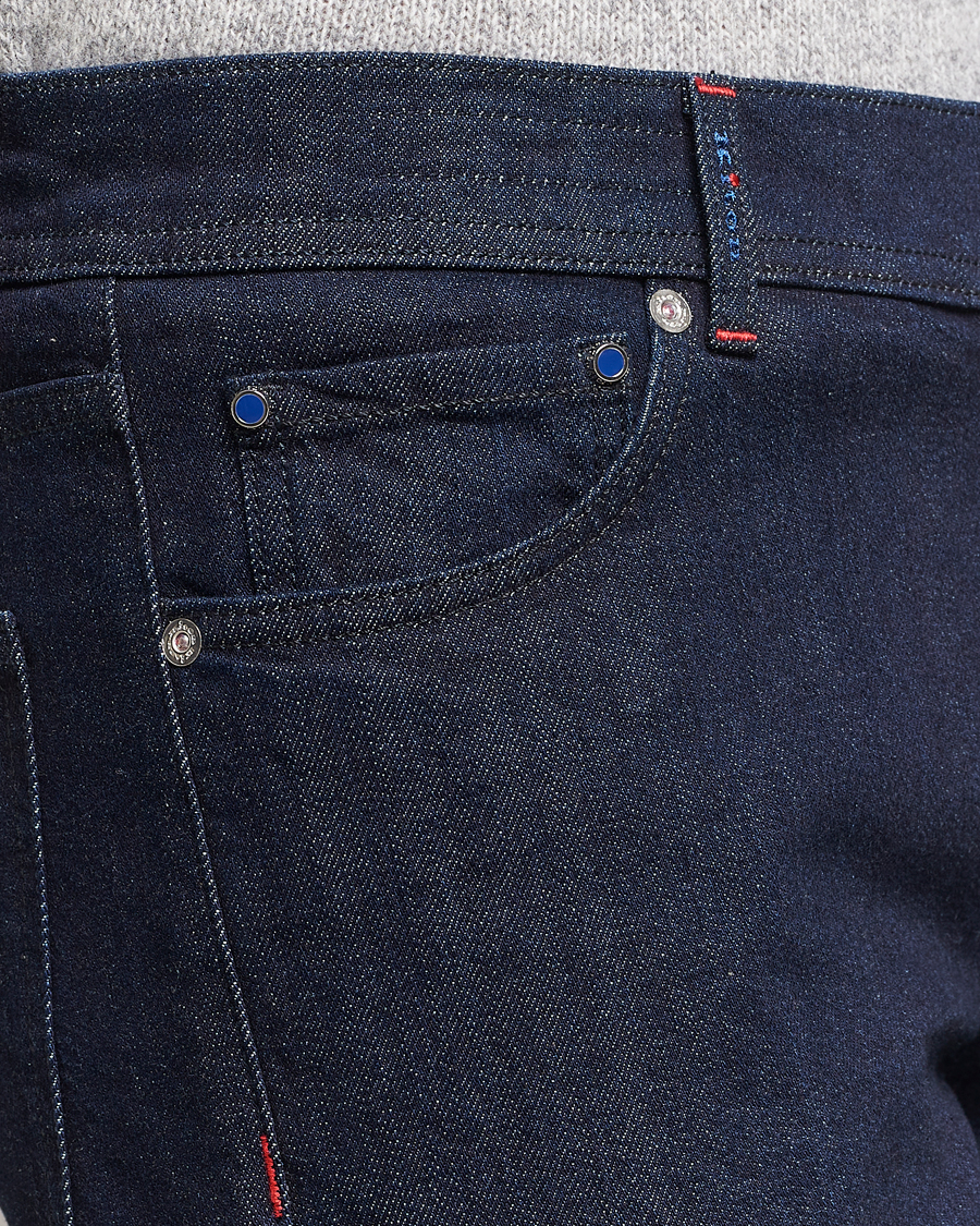 Hombres | Vaqueros | Kiton | Slim Fit Stretch Jeans Dark Blue Wash