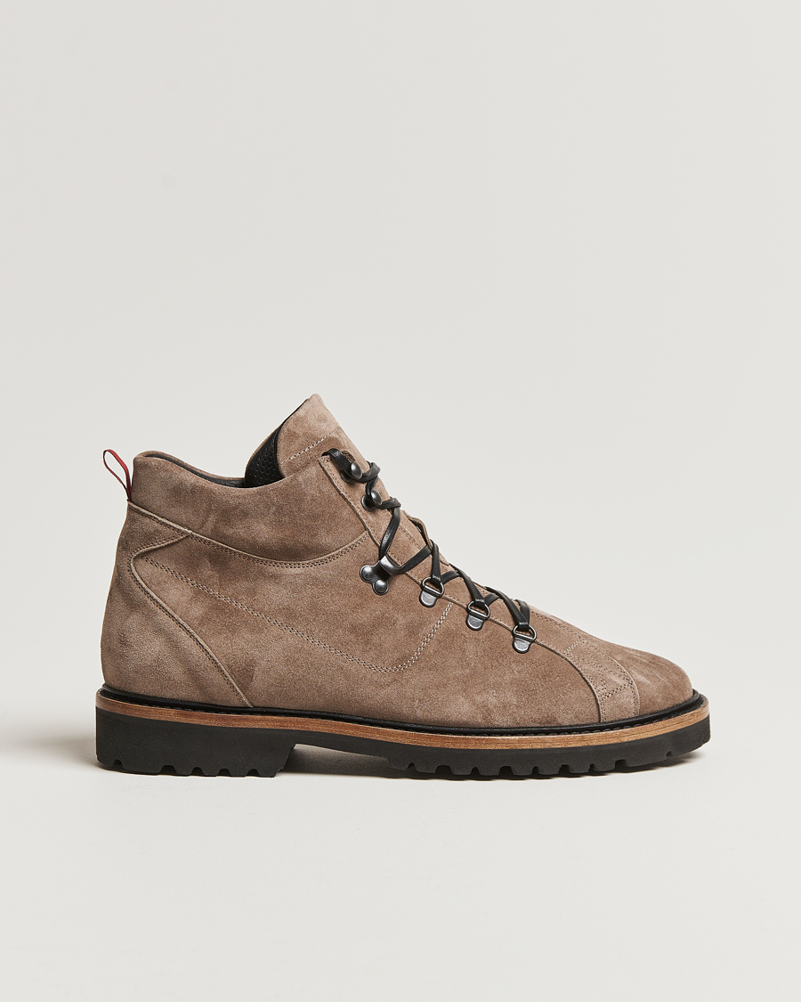 Hombres | Kiton St Moritz Winter Boots Taupe Suede | Kiton | St Moritz Winter Boots Taupe Suede