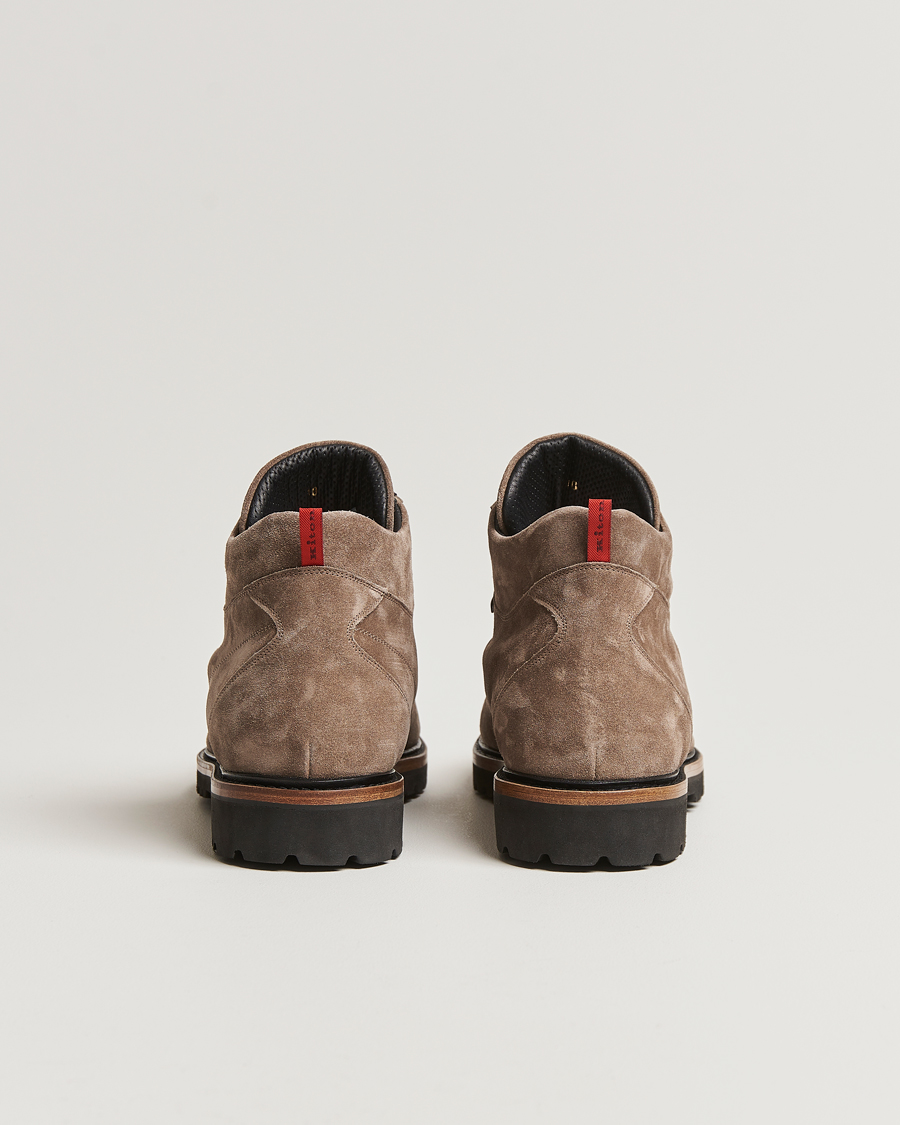 Hombres | Kiton St Moritz Winter Boots Taupe Suede | Kiton | St Moritz Winter Boots Taupe Suede