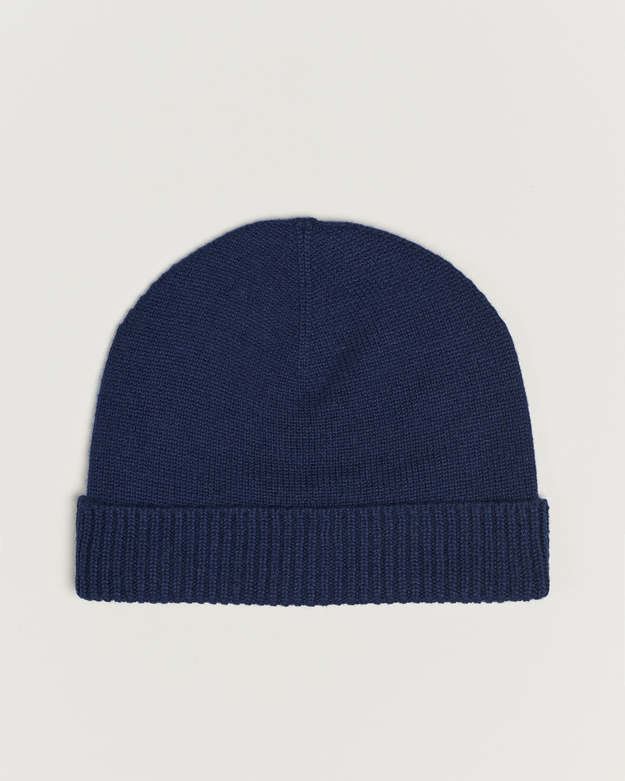 Hombres | Kiton Cashmere Beanie Navy | Kiton | Cashmere Beanie Navy