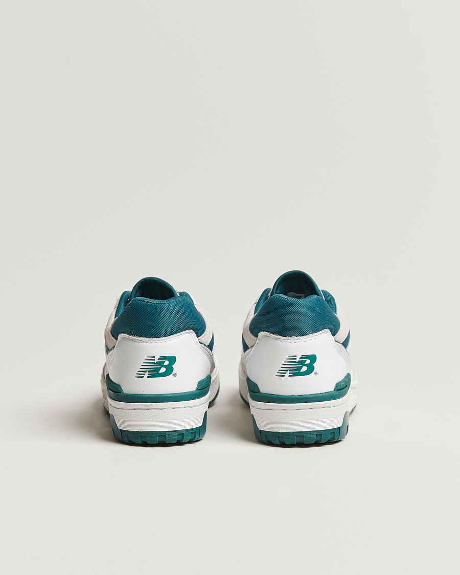 Hombres | New Balance 550 Sneakers White/Green | New Balance | 550 Sneakers White/Green