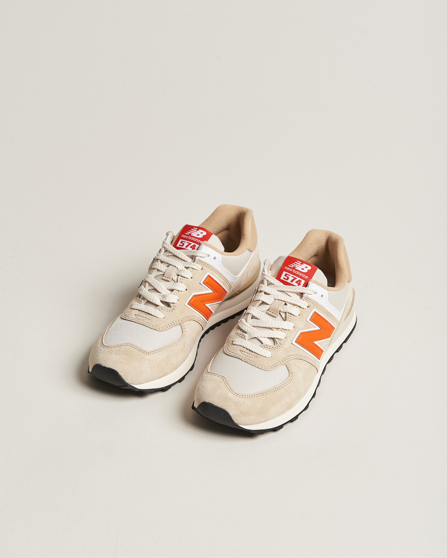 Hombres | New Balance 574 Sneakers Bone | New Balance | 574 Sneakers Bone