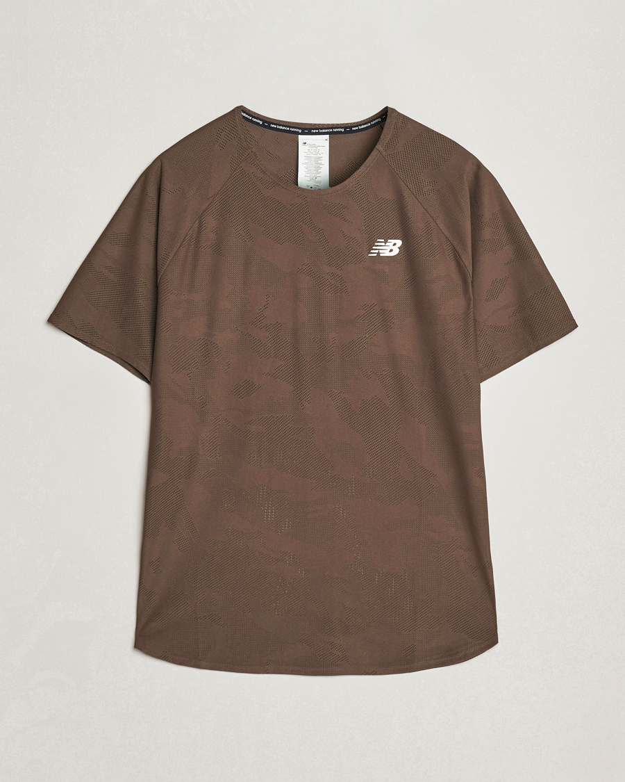 Hombres | Camisetas | New Balance | Running Q Speed Jacquard T-Shirt Dark Mushroom
