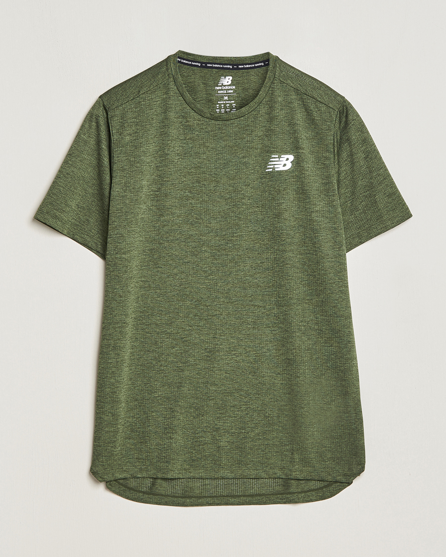 Hombres | Camisetas | New Balance | Running Impact Run T-Shirt Kombu Heather