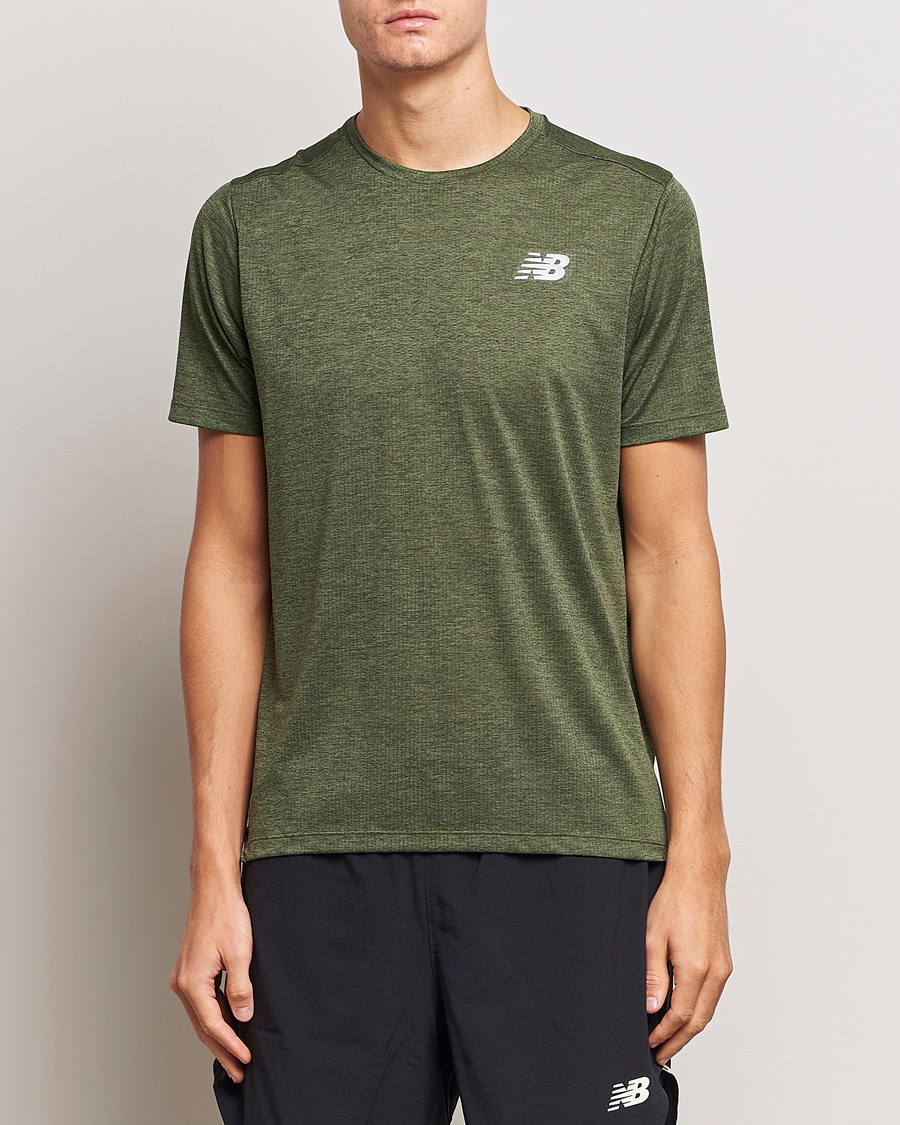 Hombres | Camisetas | New Balance | Running Impact Run T-Shirt Kombu Heather
