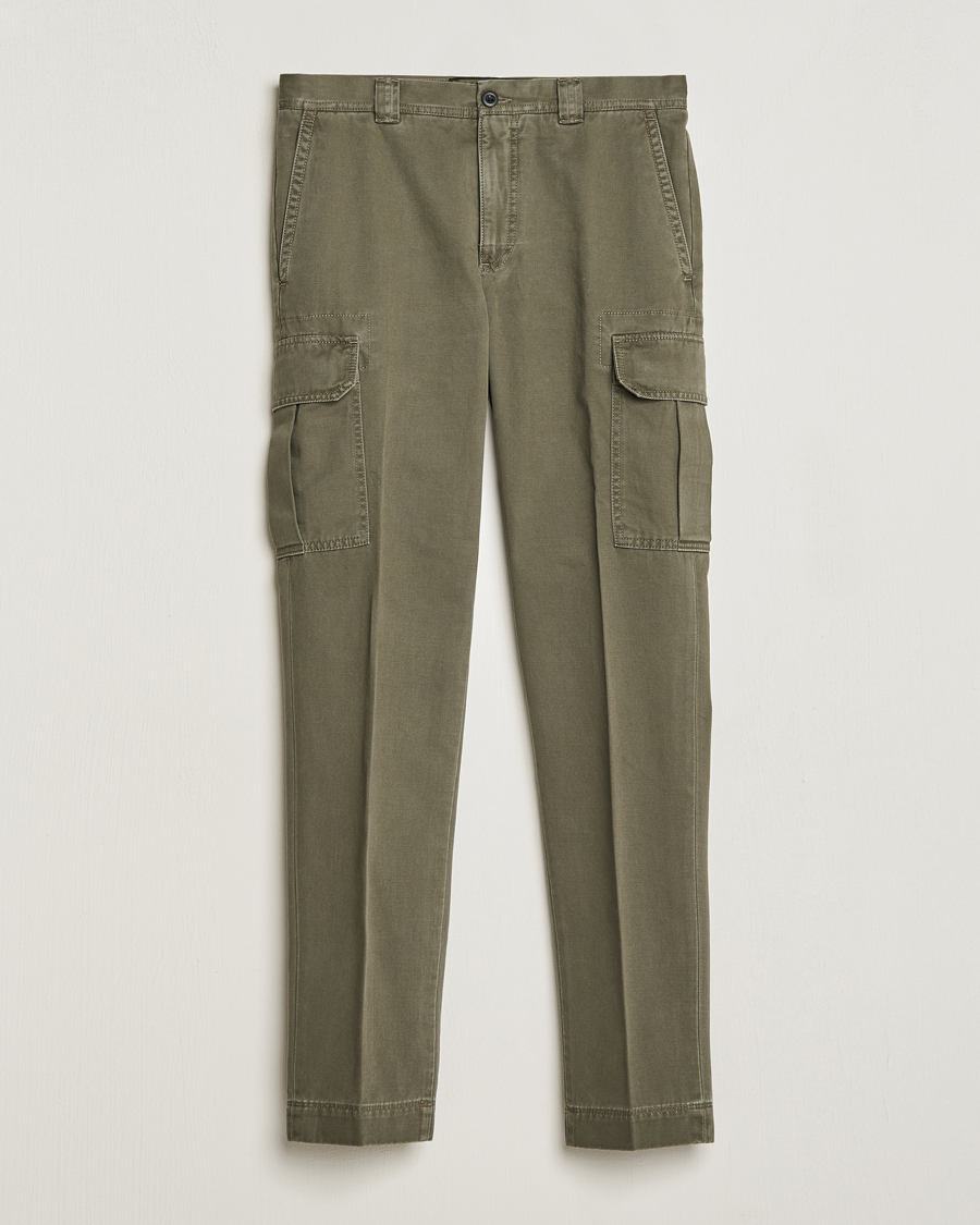 Hombres | Pantalones | Incotex | Slim Fit Cargo Pants Military