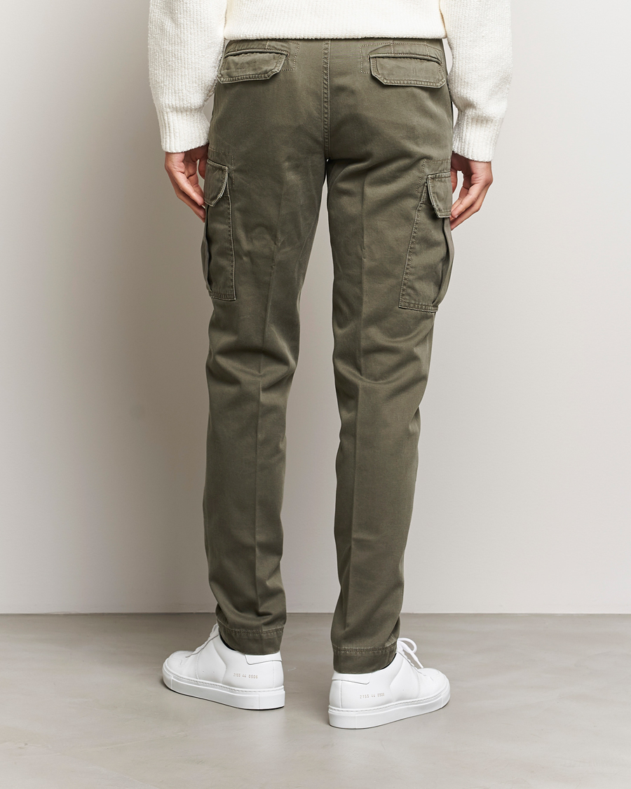 Hombres | Pantalones | Incotex | Slim Fit Cargo Pants Military