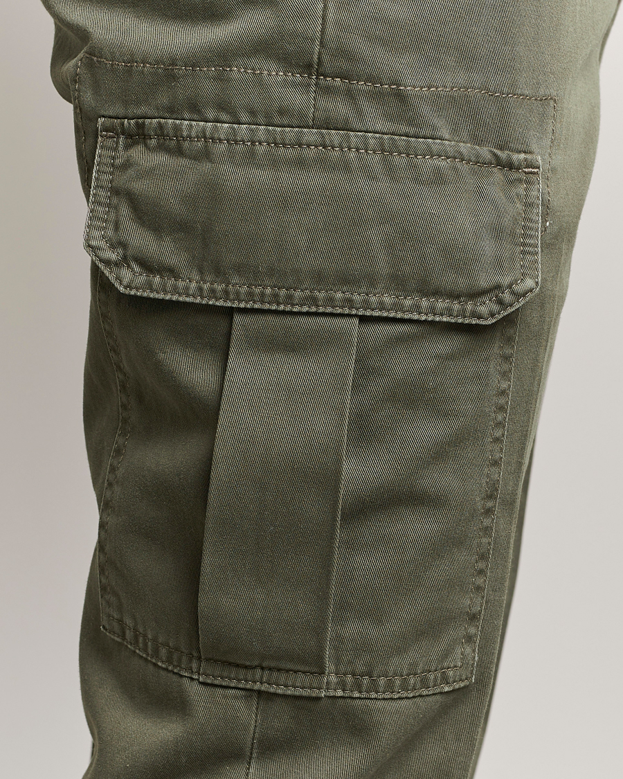 Hombres | Pantalones | Incotex | Slim Fit Cargo Pants Military