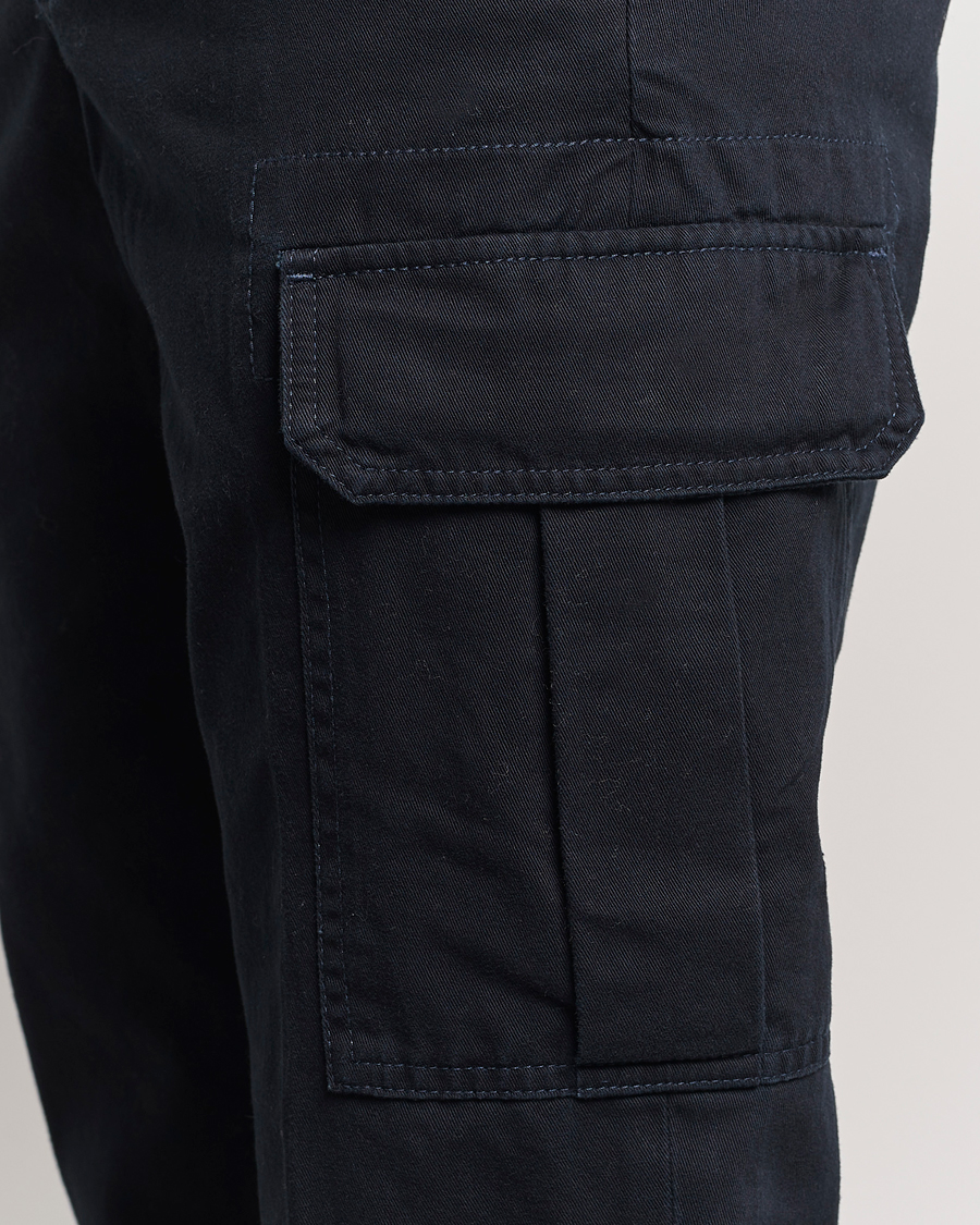 Hombres | Pantalones | Incotex | Slim Fit Cargo Pants Navy