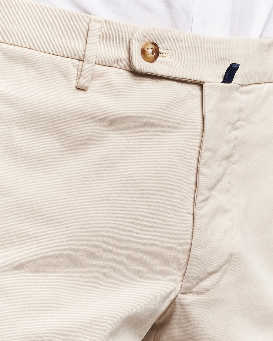 Hombres | Pantalones | Incotex | Regular Fit Cotton Chinos Off White
