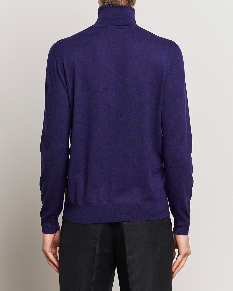 Hombres | Jerséis y prendas de punto | Ralph Lauren Purple Label | Cashmere Jersey Rollneck Purple