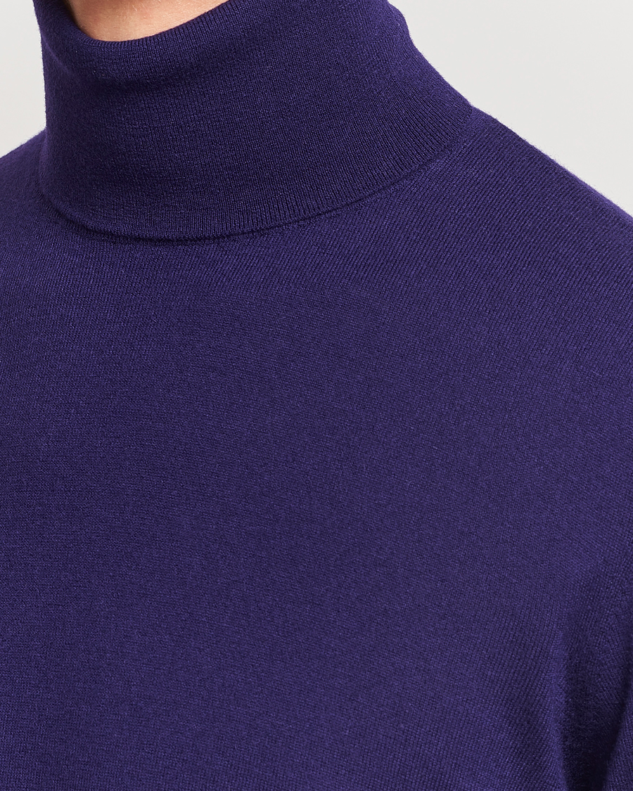 Hombres | Jerséis y prendas de punto | Ralph Lauren Purple Label | Cashmere Jersey Rollneck Purple