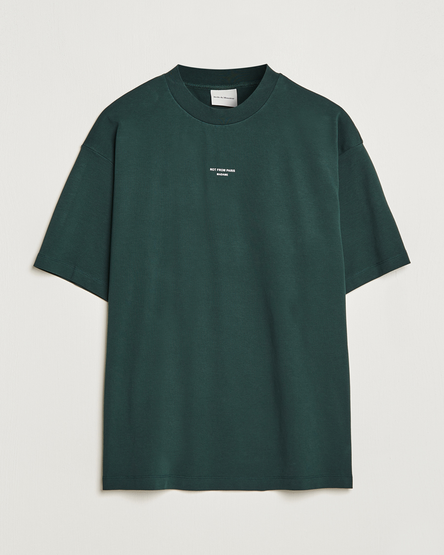 Hombres | Camisetas | Drôle de Monsieur | Classic NFPM T-Shirt Dark Green