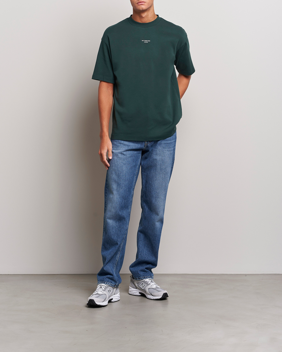Hombres | Camisetas | Drôle de Monsieur | Classic NFPM T-Shirt Dark Green