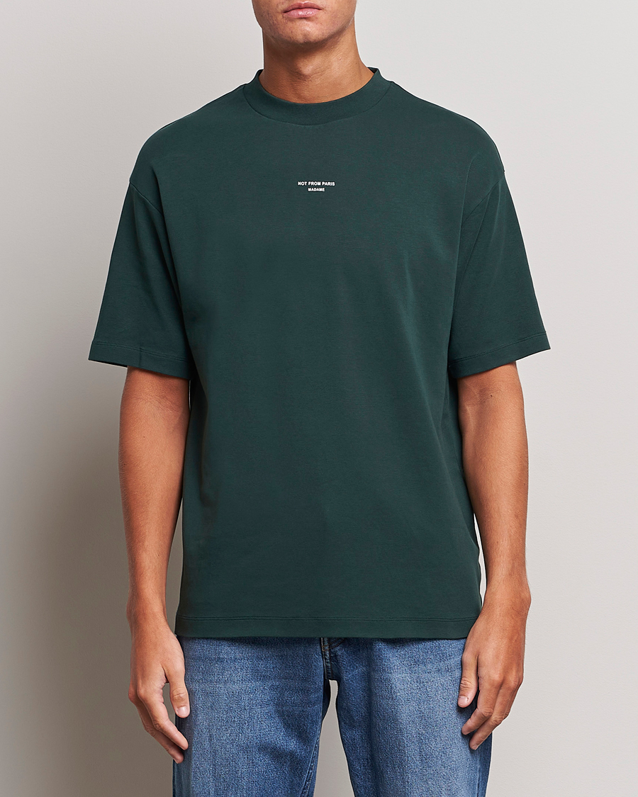 Hombres | Camisetas | Drôle de Monsieur | Classic NFPM T-Shirt Dark Green