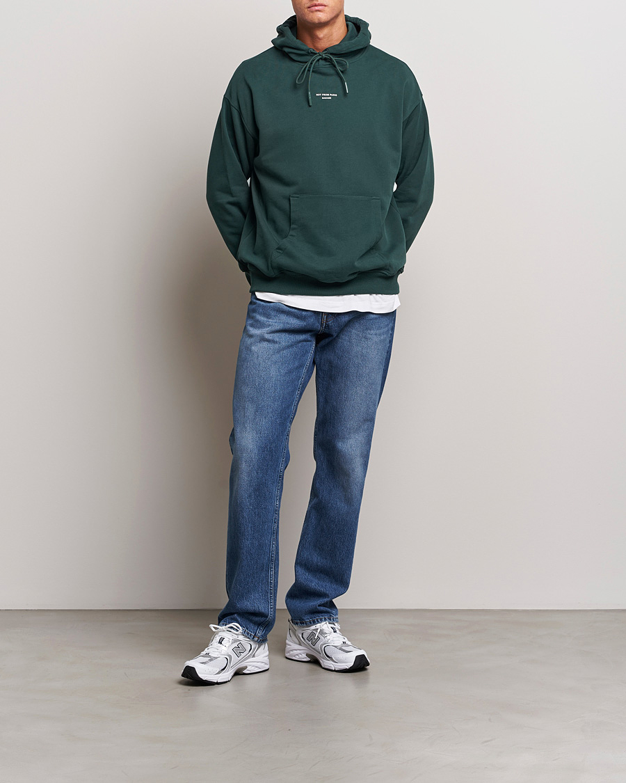 Hombres | Jerséis y prendas de punto | Drôle de Monsieur | Classic NFPM Hoodie Dark Green