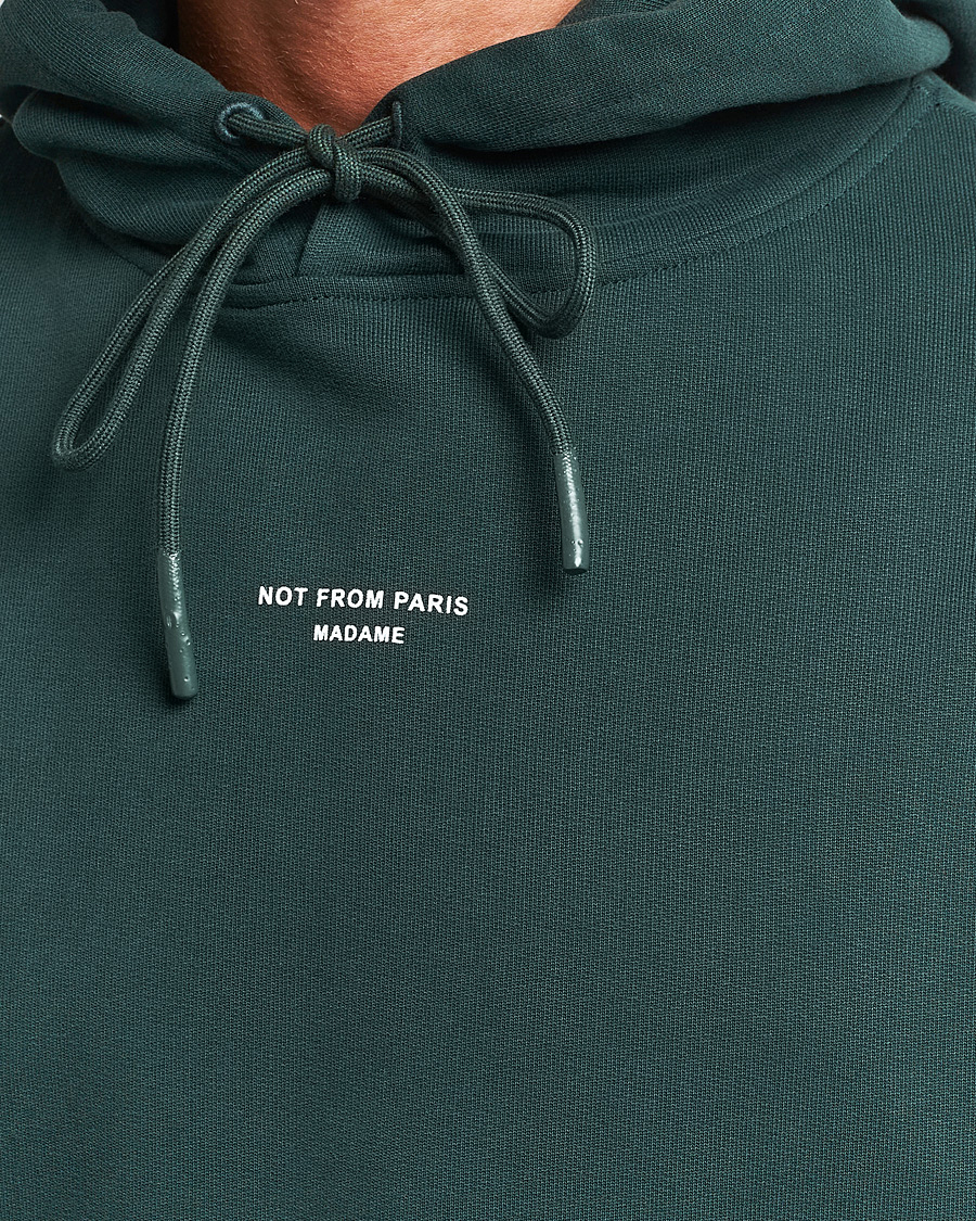 Hombres | Jerséis y prendas de punto | Drôle de Monsieur | Classic NFPM Hoodie Dark Green