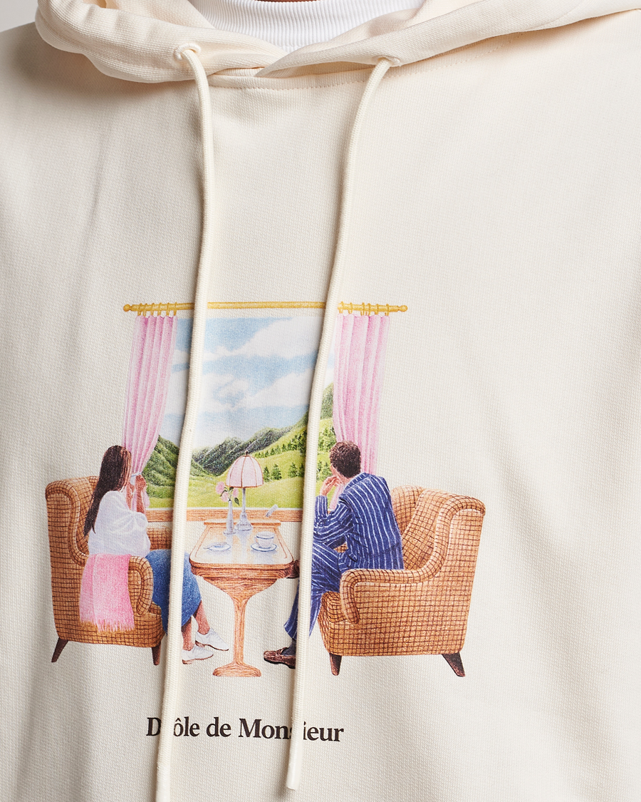 Hombres | Jerséis y prendas de punto | Drôle de Monsieur | Voyage Hoodie Cream