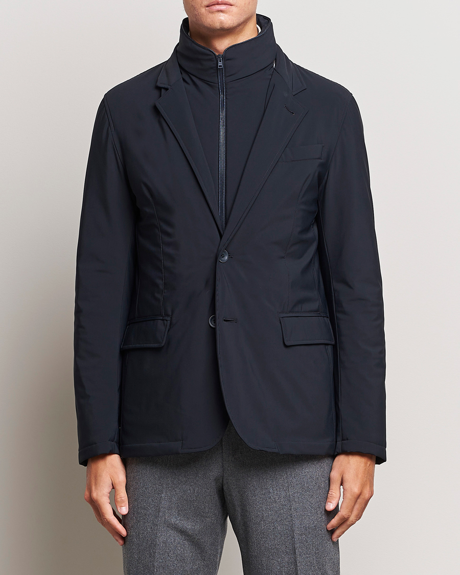 Hombres | Abrigos y chaquetas | Herno | Nylon City Blazer Navy