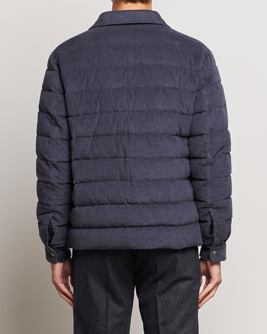 Hombres | Abrigos y chaquetas | Herno | Corduroy Shirt Jacket Navy