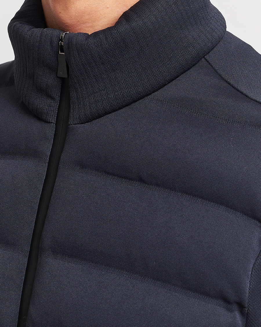 Hombres | Jerséis y prendas de punto | Herno | Laminar Zip Cardigan Navy