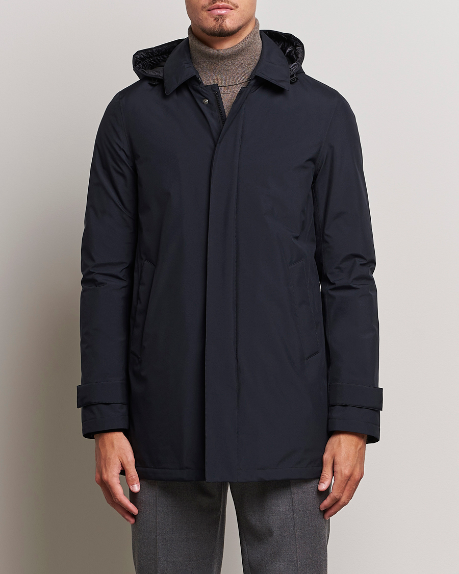 Hombres | Abrigos y chaquetas | Herno | Laminar Goretex Down Coat Navy