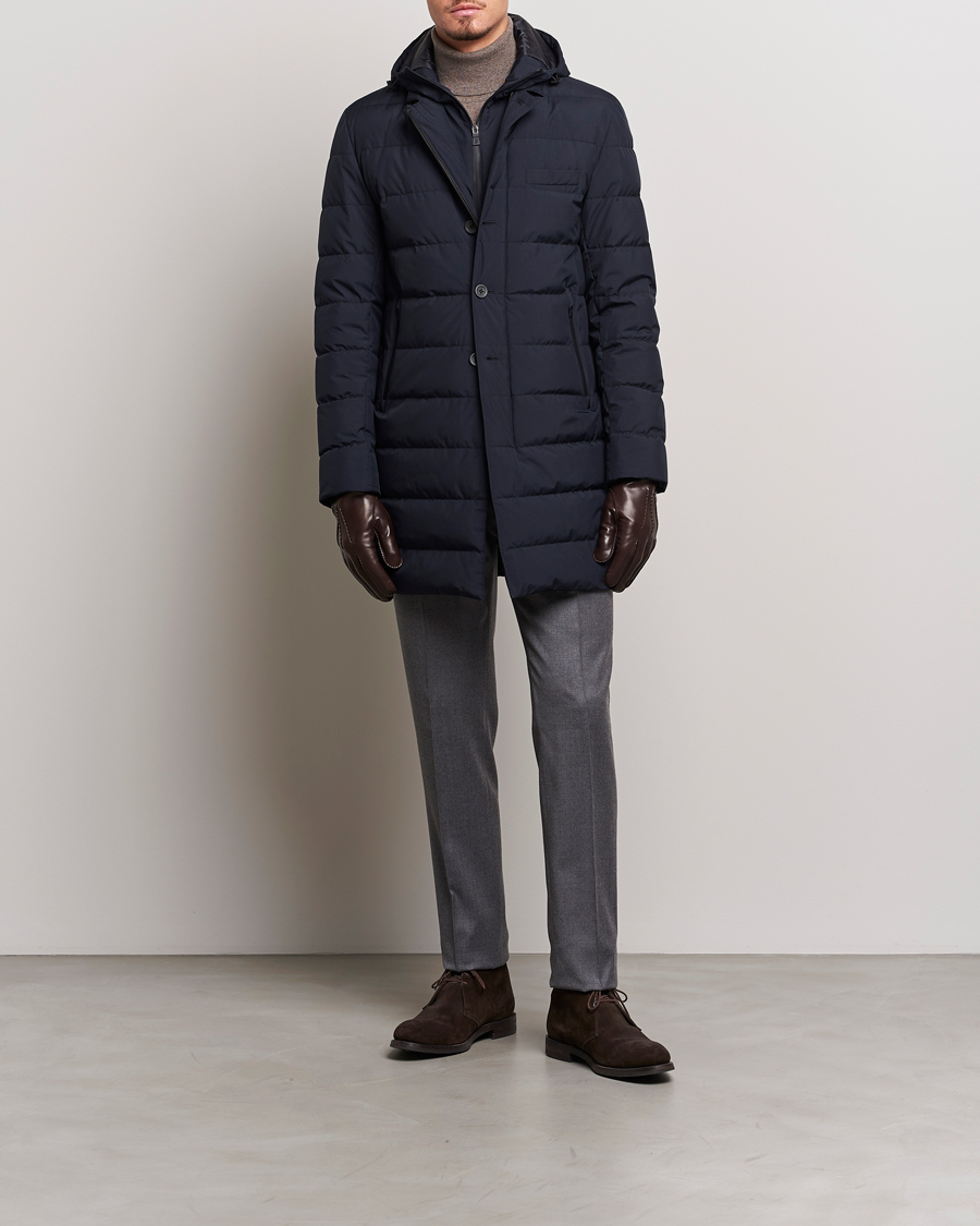 Hombres | Abrigos y chaquetas | Herno | Laminar Down Coat Navy